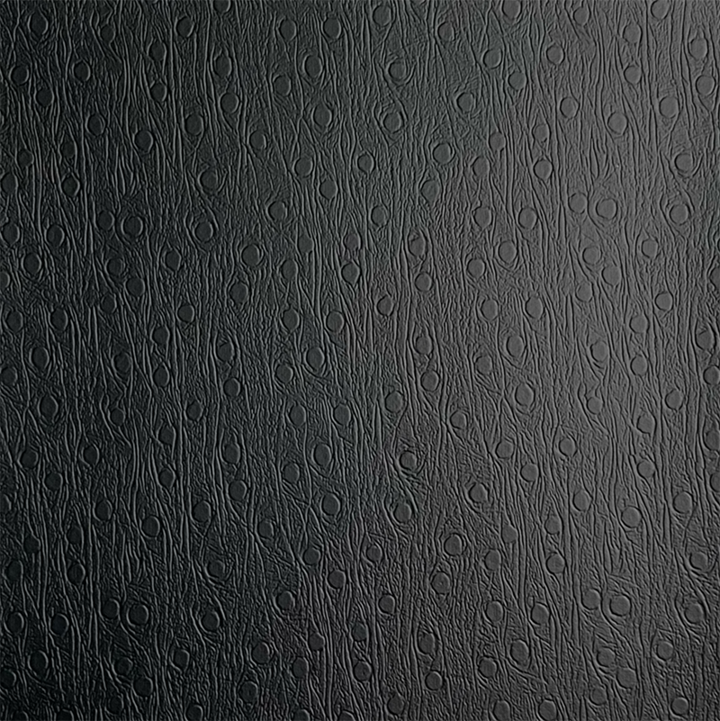 Zwart PVC -leer voor schoenen