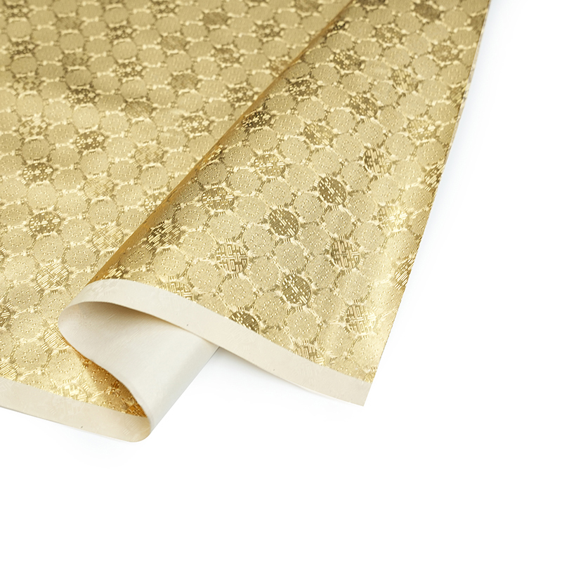 Glanzend gouden faux leer voor tas