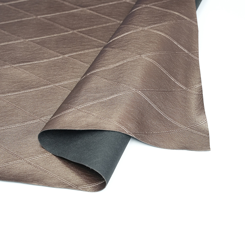 Glansende gouden diamant PVC -leer voor decoratie